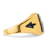 Lex & Lu 14k Yellow Gold Men's Masonic Ring LAL98954 - 7 - Lex & Lu