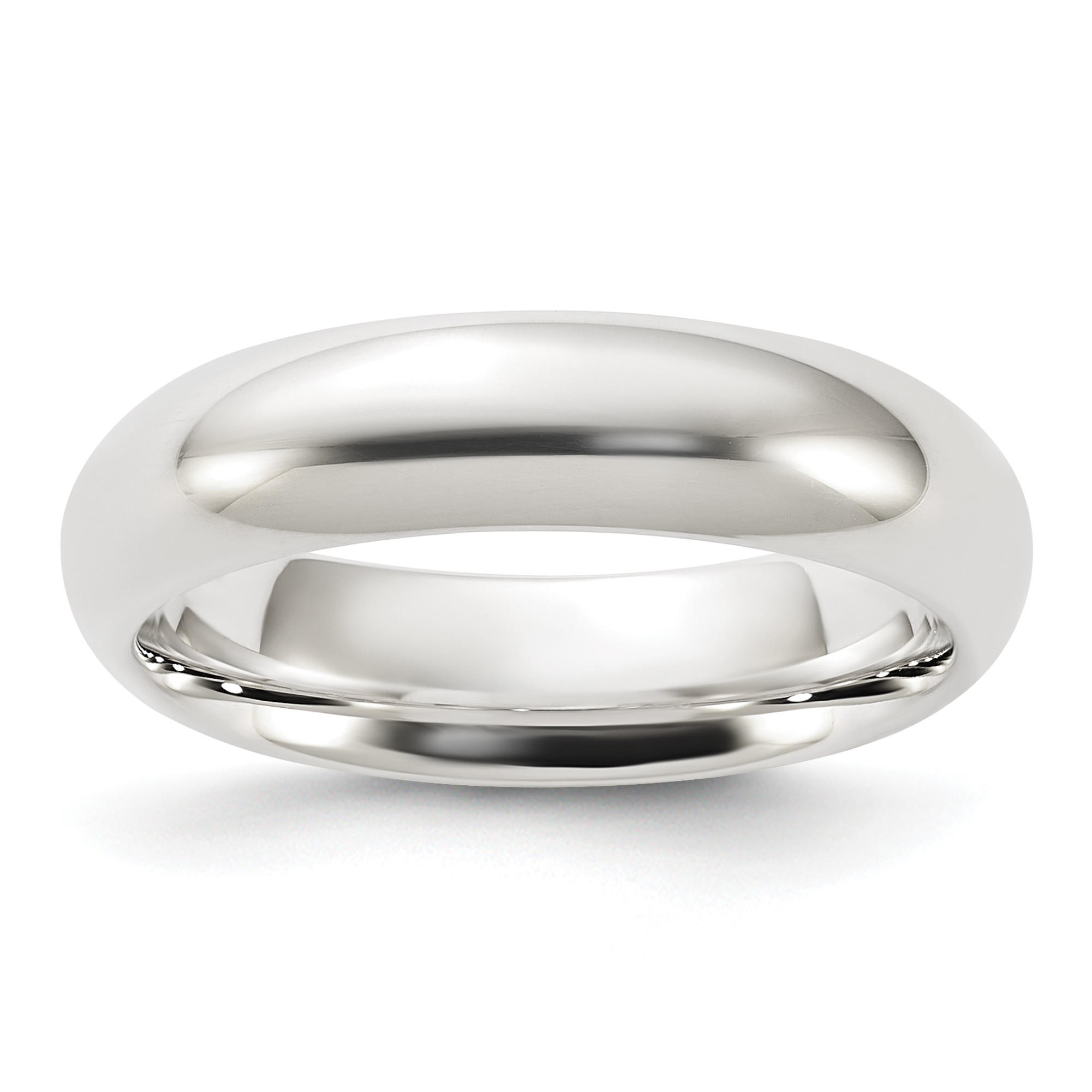 Lex & Lu Sterling Silver 5mm Comfort Fit Band | Lex & Lu