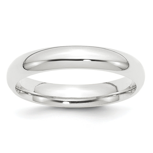 Lex & Lu Platinum 4mm Comfort-Fit Wedding Band Ring - Lex & Lu