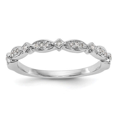 Lex & Lu 14k Diamond Ring Band Ring LAL101016 - Lex & Lu