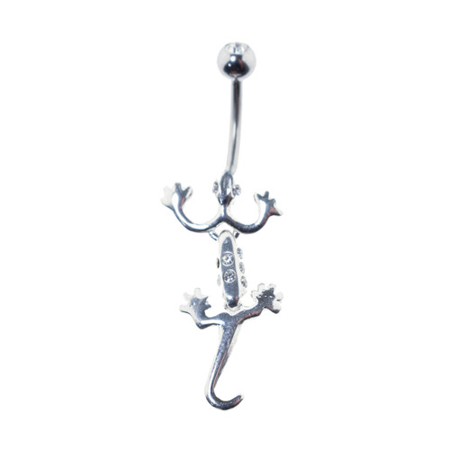 Lex & Lu Steel Navel Belly Button Ring Body Piercing w/Character-CGC154-CL-Lex & Lu