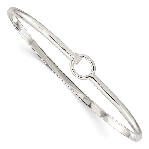 Lex & Lu Sterling Silver Bangle Bracelet LAL102989 - Lex & Lu