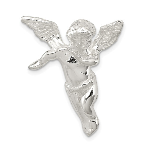 Lex & Lu Sterling Silver Guardian Angel Pendant - Lex & Lu