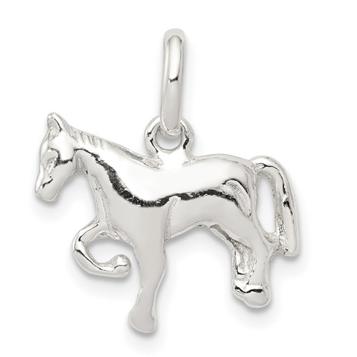 Lex & Lu Sterling Silver Horse Charm LAL103690 - Lex & Lu