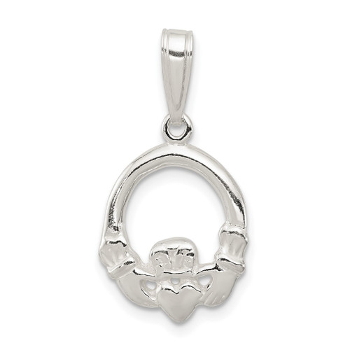 Lex & Lu Sterling Silver Claddagh Charm LAL104524 - Lex & Lu