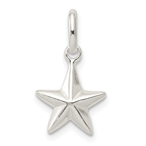 Lex & Lu Sterling Silver Star Charm LAL104530 - Lex & Lu