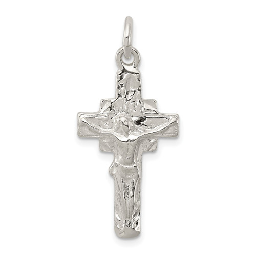 Lex & Lu Sterling Silver Crucifix Pendant LAL105010 - Lex & Lu