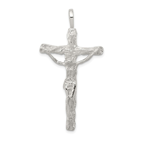 Lex & Lu Sterling Silver Crucifix Pendant LAL105139 - Lex & Lu