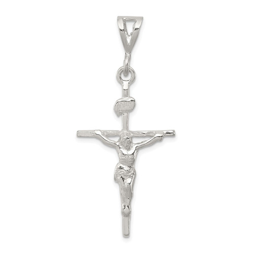 Lex & Lu Sterling Silver INRI Crucifix Pendant LAL105155 - Lex & Lu