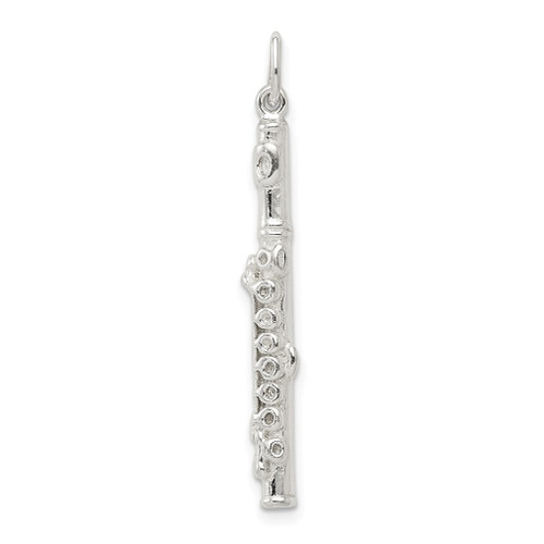 Lex & Lu Sterling Silver Flute Charm LAL106141 - Lex & Lu