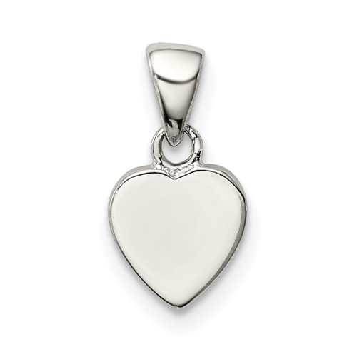 Lex & Lu Sterling Silver Heart Pendant LAL106583 - Lex & Lu