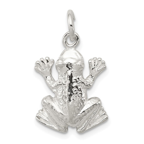 Lex & Lu Sterling Silver Frog Charm LAL107607 - Lex & Lu