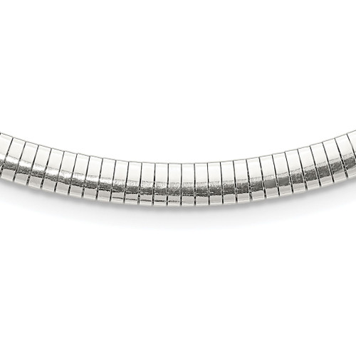 Lex & Lu Sterling Silver 5.2mm Cubetto Chain 16'' - Lex & Lu