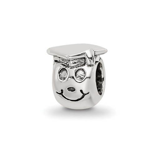 Lex & Lu Sterling Silver Reflections Happy Graduate Bead - Lex & Lu