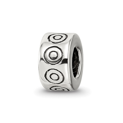 Lex & Lu Sterling Silver Reflections Circles Bali Bead LAL4864 - Lex & Lu