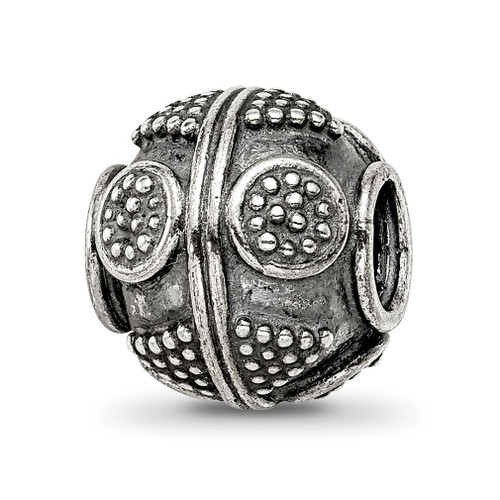 Lex & Lu Sterling Silver Artisan Bead LAL5053 - Lex & Lu