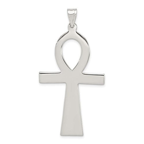 Lex & Lu Sterling Silver Ankh Cross Pendant LAL22409 - Lex & Lu