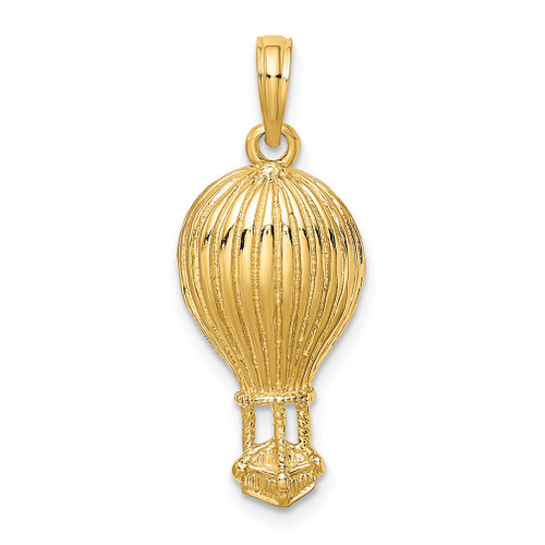 Lex & Lu 10k Yellow Gold Polished Hot Air Ballon Charm - Lex & Lu