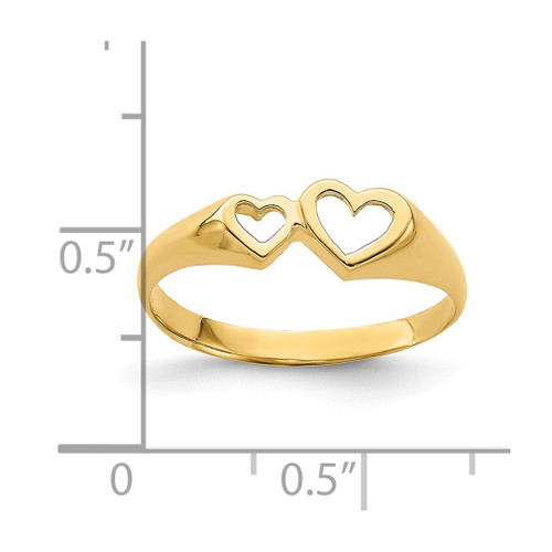 Double Heart Ring – Yani's Accessories