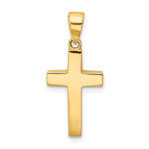 Lex & Lu 14k Yellow Gold Cross Pendant LALK6406 - Lex & Lu