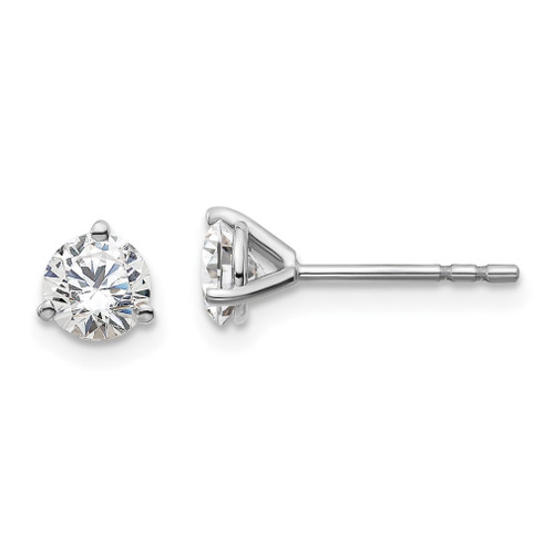 Lex & Lu 14k White Gold 3/4ct Lab Grown Dia. SI1/SI2, G H I, Earrings - Lex & Lu