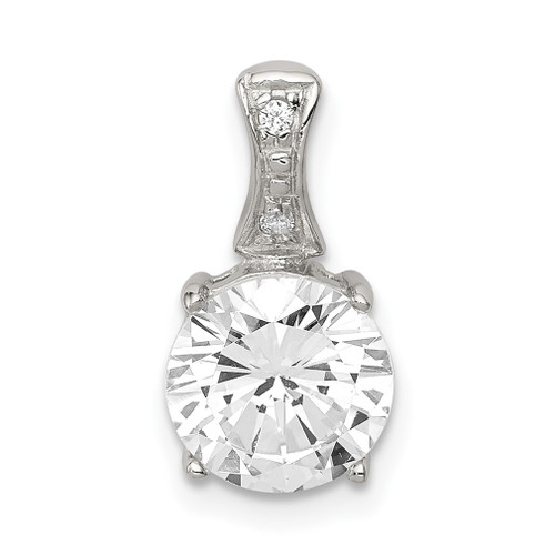 Lex & Lu Sterling Silver CZ Pendant LAL25587 - Lex & Lu