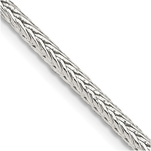 Lex & Lu Sterling Silver 2mm D/C Round Franco Chain Necklace or Bracelet LAL43334 - Lex & Lu