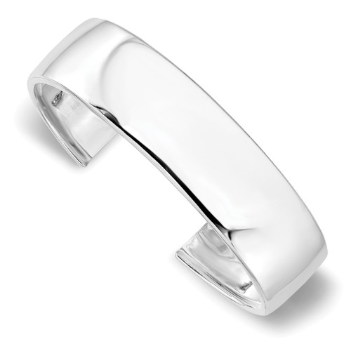 Lex & Lu Sterling Silver Polished Slip-on Bangle LAL48058 - Lex & Lu