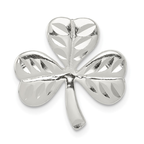 Lex & Lu Sterling Silver Shamrock Charm - Lex & Lu