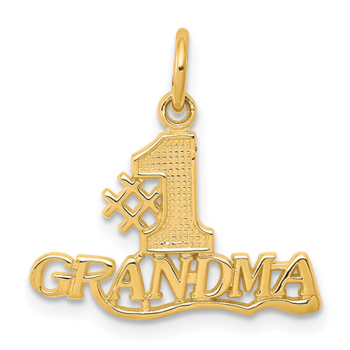 Lex & Lu 10k Yellow Gold #1 Grandma Charm - Lex & Lu