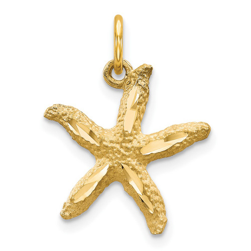 Lex & Lu 10k Yellow Gold STARFISH CHARM - Lex & Lu