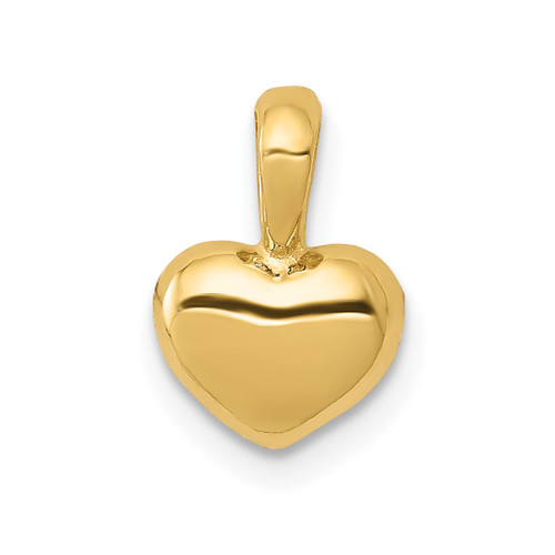 Lex & Lu 14k Yellow Gold Heart Charm LAL79135 - Lex & Lu