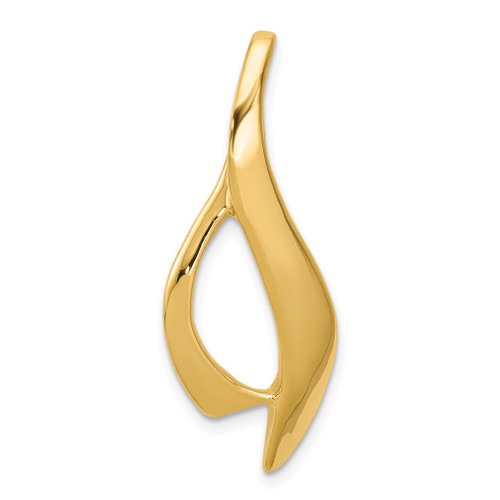 Lex & Lu 14k Yellow Gold Slide LAL81272 - Lex & Lu