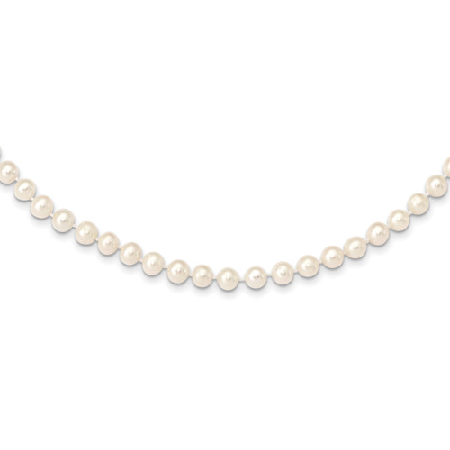 Lex & Lu 14k Yellow Gold 6-7mm FWC Near Round Pearl Necklace or Bracelet - Lex & Lu