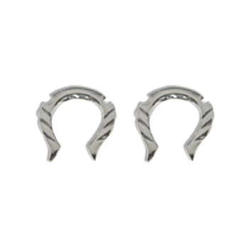 Lex /& Lu Pair of Cast Steel Taper Expander Plug Talon 4G Earrings-145