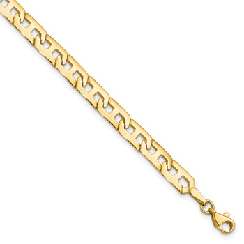 Lex & Lu 14k Yellow Gold Polished Fancy Link Bracelet