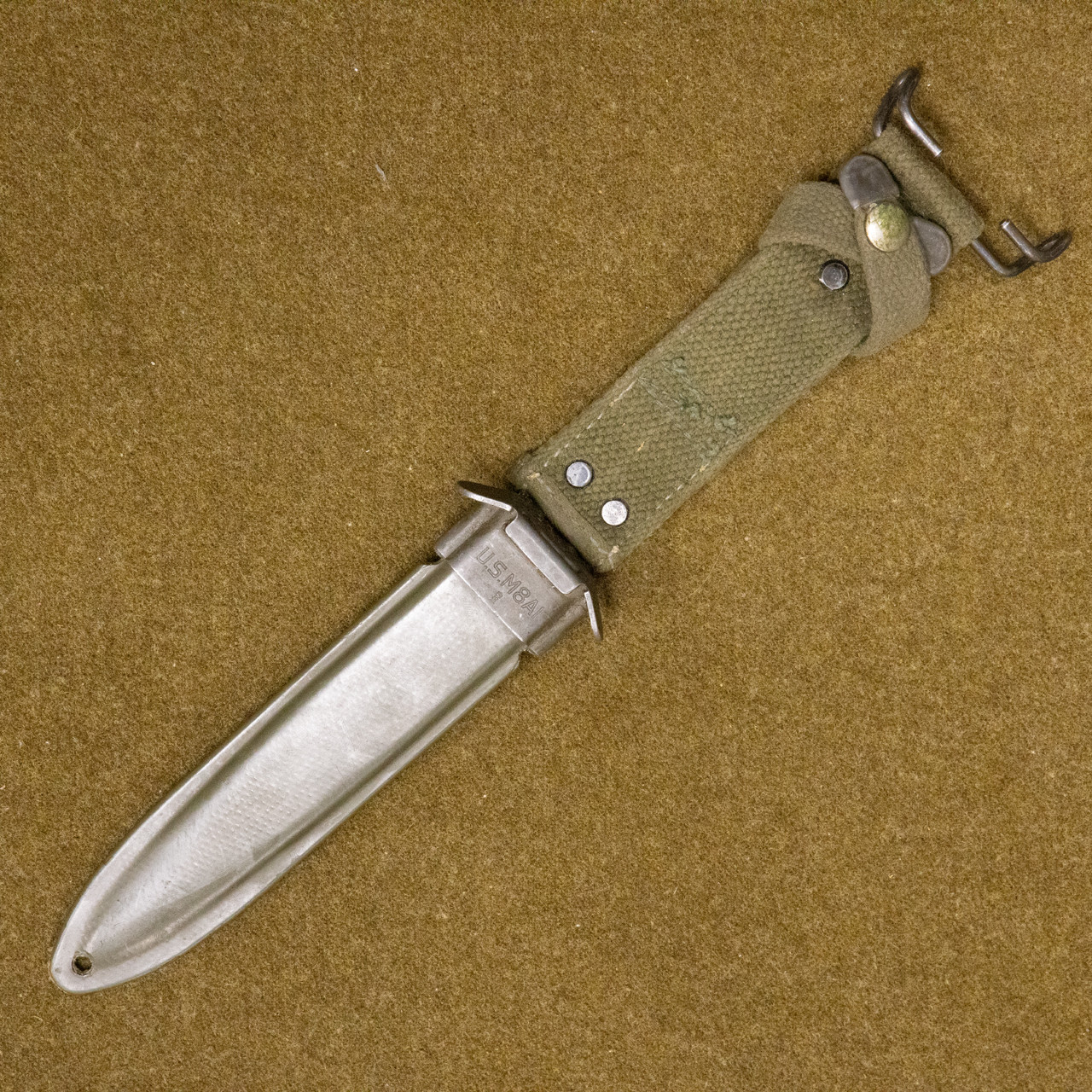 【米軍実物】ナム戦 M8A1 銃剣鞘 PHW製 BAYONET SCABBARD NORWEGIAN M8A1 SCABBARD