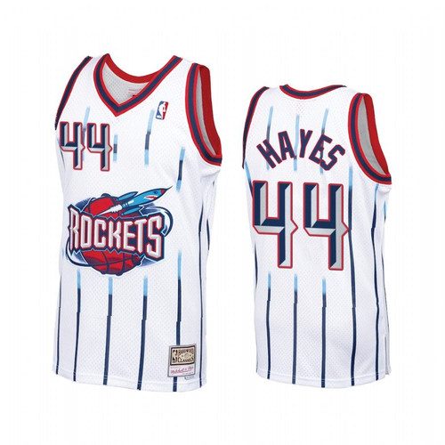 HickVibes  Elfrid Payton New York Knicks Hardwood Classics Youth Jerseyelvin Hayes #44 Houston Rockets Hardwood Classics Jersey White - Blue