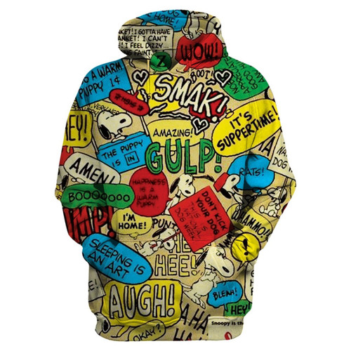 HickVibes Snoopy 3D Hoodie TN13922
