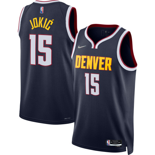 HickVibes Nikola Jokic Denver Nuggets Nike Replica Replica Replica 2021/22 Diamond Swingman Jersey - Icon Edition - Navy