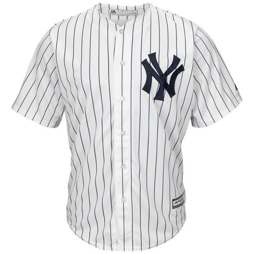 HickVibes Aaron Judge New York Yankees Majestic Home Cool Base Player Jersey Jersey White/Navy 2021 100001040652