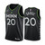 HickVibes Josh Okogie Minnesota Timberwolves 2020-21 Black City Edition Jersey New Uniform