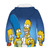 HickVibes Kids Simpsons Hoodie 3D Hoodie with the Simpsons Image Ideal Present