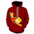 HickVibes The Simpsons Pop Hoodie 3D Hoodie with the Simpsons Image Ideal Present