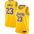 HickVibes LeBron James Los Angeles Lakers Nike Replica Replica Replica Replica Replica 2020/21 Swingman Jersey Gold - Icon Edition