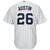 HickVibes Tyler Austin New York Yankees Majestic Home Official Cool Base Player Jersey Jersey White/Navy 2021