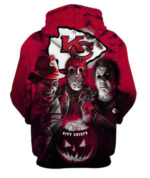 HickVibes Kansas City Chiefs Nfl Horror Halloween All Over Print 3D Hoodie 3D Sweatshirt Clothing Hoodie21226