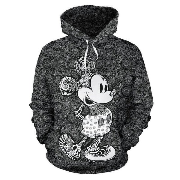 HickVibes Mickey Walt Disney Castle Hoodie Sweater Shirt