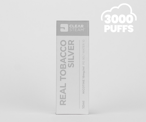 Real Tobacco Silver Vapourless E Liquid Clear Steam Real Tobacco Silver Vapourless E Liquid Clear Steam