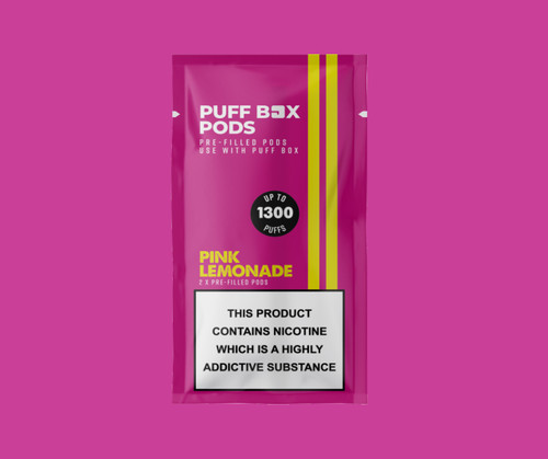 Puff Box Refill - Twin Pack - Pink Lemonade Puff Box Refill - Twin Pack - Pink Lemonade